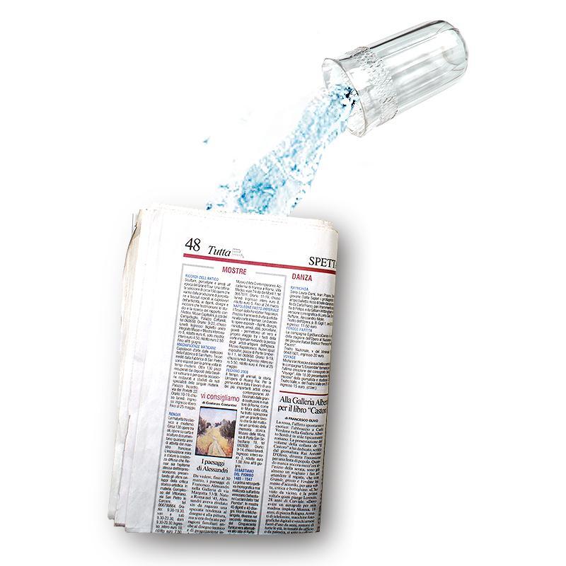Acqua nel giornale