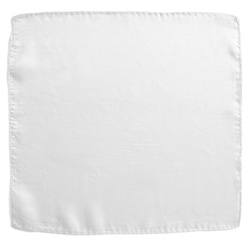 Foulards di seta cm 90x90 - Bianco