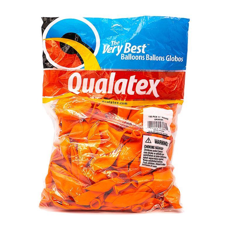 Palloncini Qualatex tondi - Diametro cm 28 - Orange - 100 pezzi
