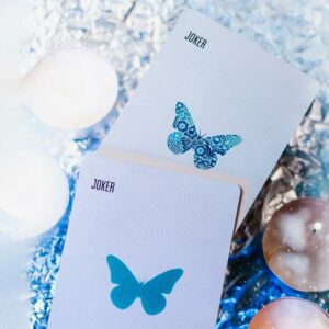 Butterfly Seasons Playing Cards - Winter  (marked) - immagine 3