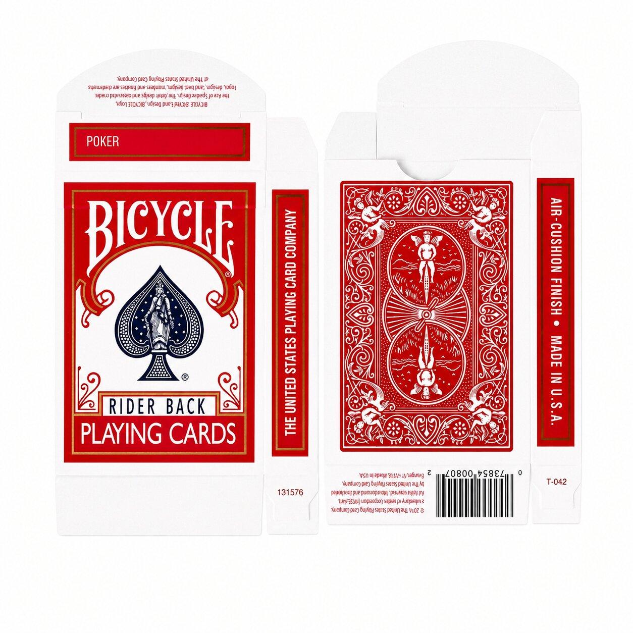 Astuccio Rosso Mazzo Bicycle
