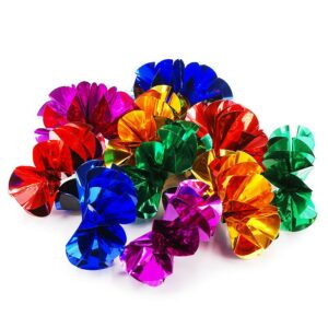 Fiori dalle mani - 10 fiori multicolore in Mylar