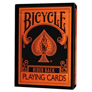 Bicycle - Reverse Deck (Orange and Black)